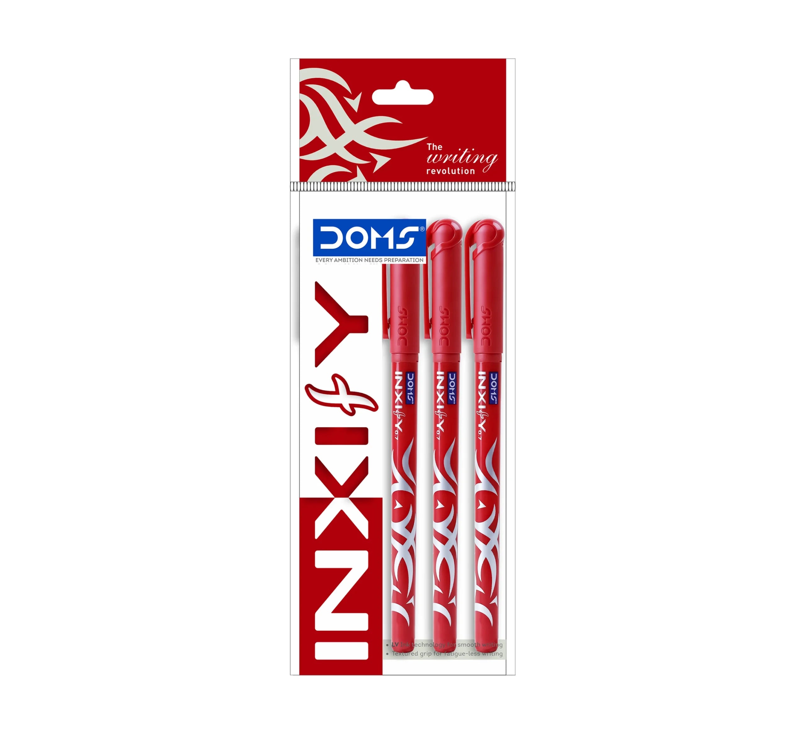DOMS 80145 RED IXIFY POUCH DOMS 80145 RED IXIFY POUCH